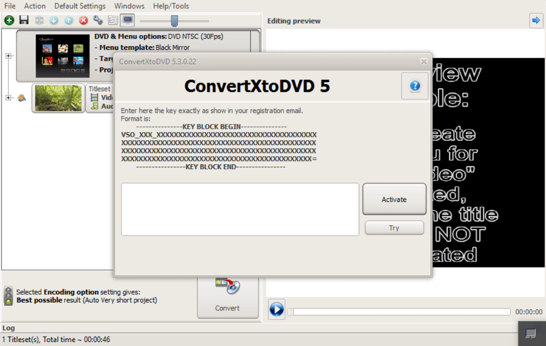 VSO ConvertXtoDVD 5.1.0.12 Final Serial Key keygen